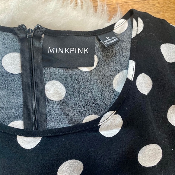 MINKPINK Polka Dot Mini Dress - Picture 2 of 5